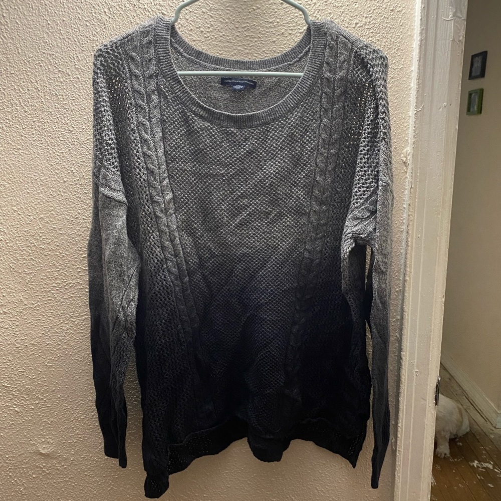 American Eagle Ombré Knitted Sweater